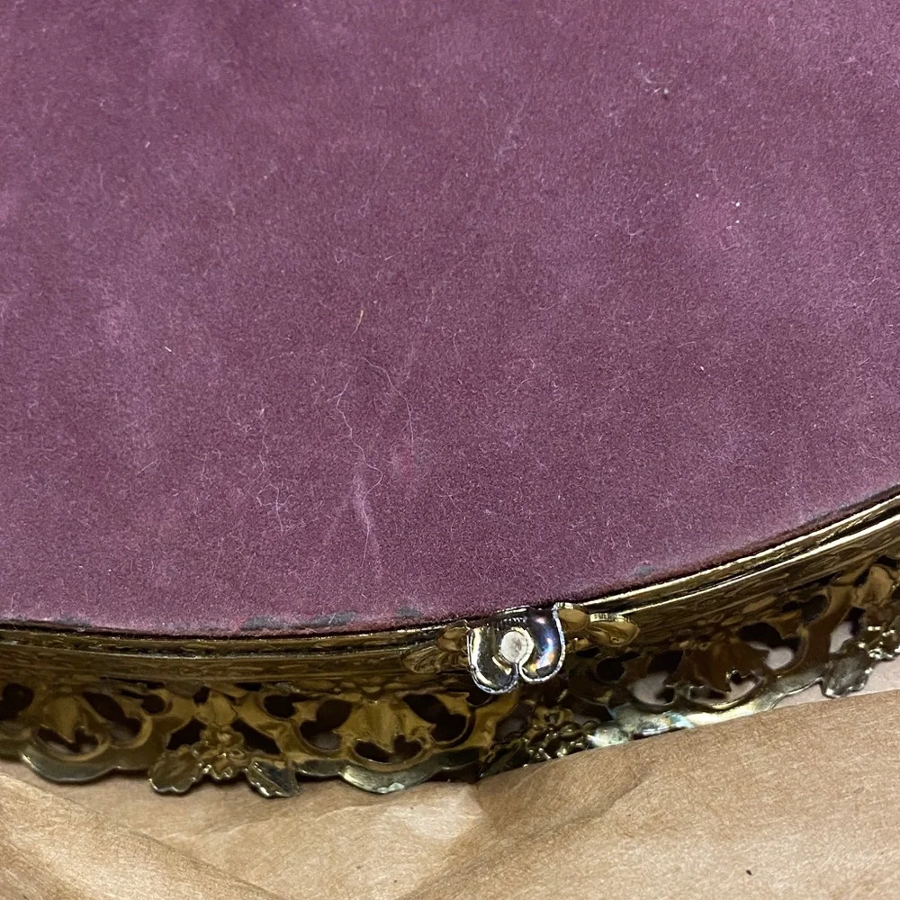 Ornate Vintage Gold Vanity Mirror